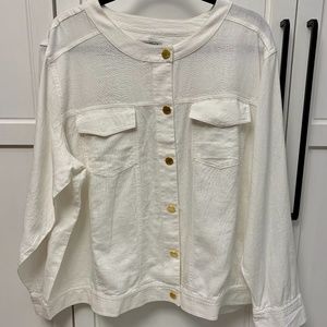 NWT Ellen Tracy Linen Top Plus Size